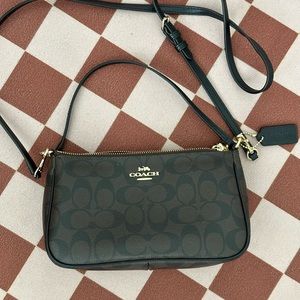 Coach monogram crossbody bags